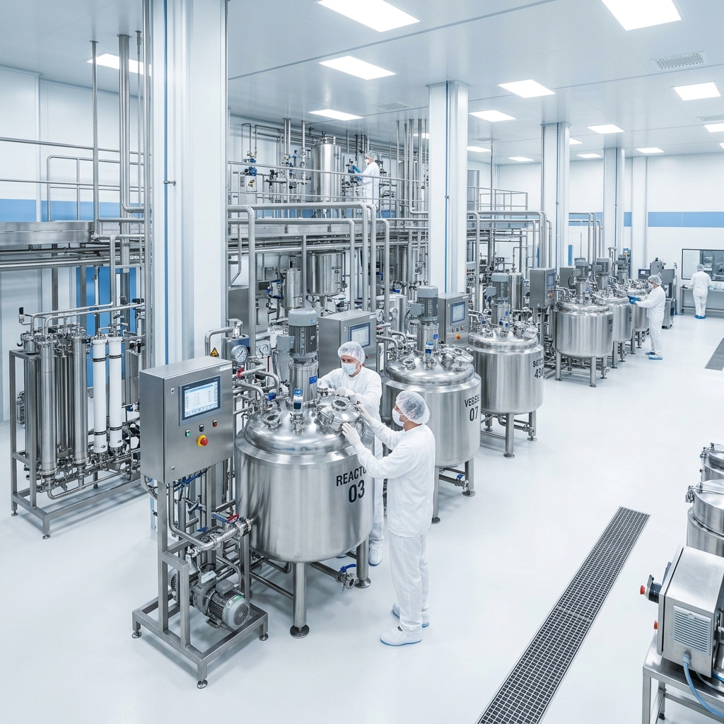 Pharmazeutisches Labor und Produktion